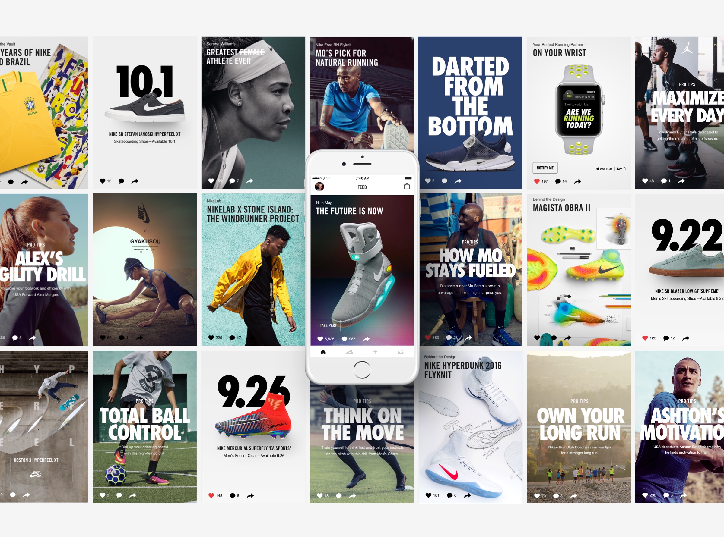 nike app design